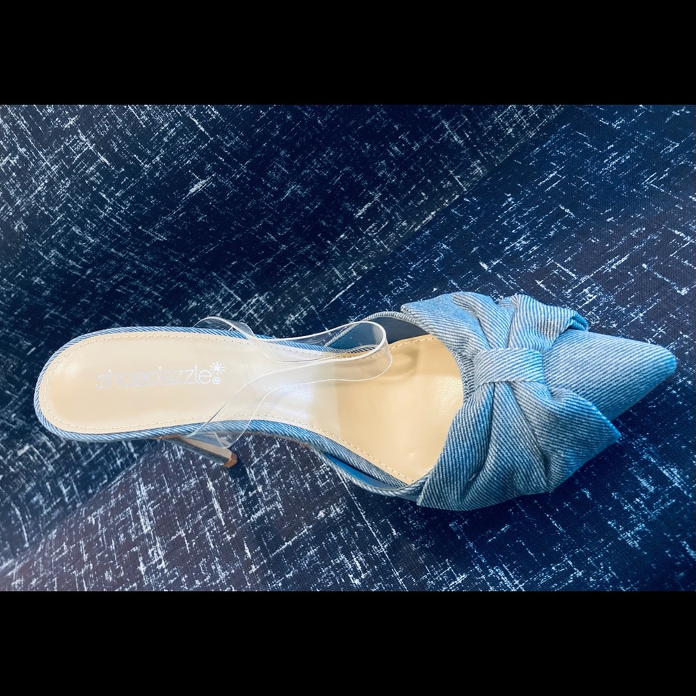 Denim heel